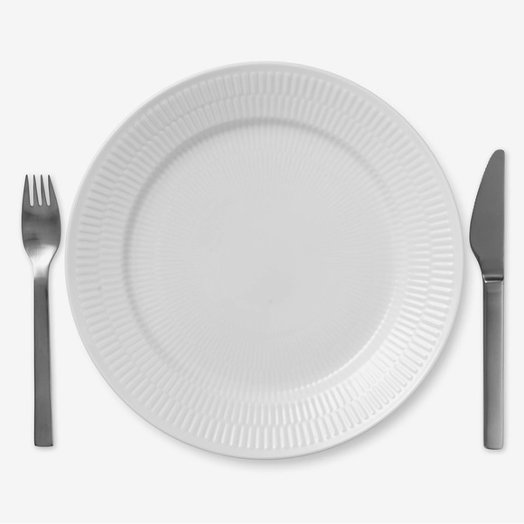 Royal Copenhagen White Fluted Plate 27cm - Picture 2 of 7